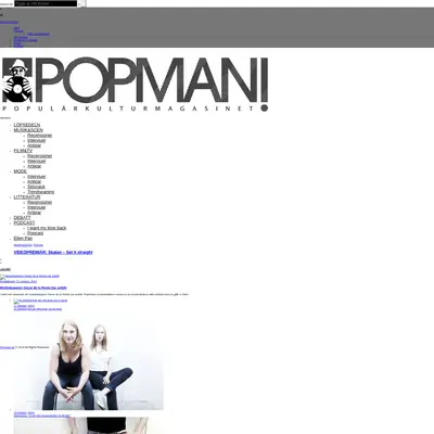 popmani.se startsida 2014