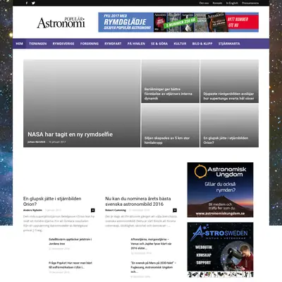 Populär astronomi startsida 2017