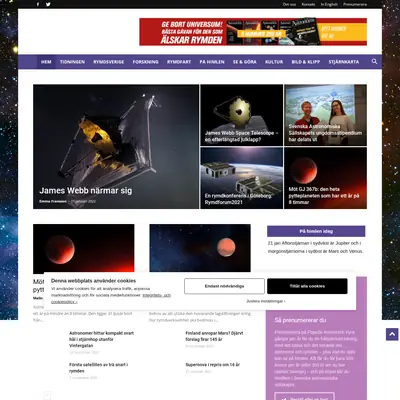 Populär astronomi startsida 2022