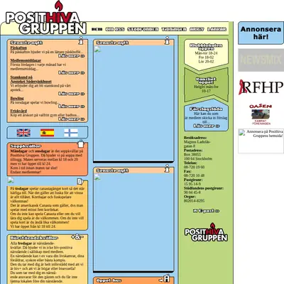 Posithiva Nyheter startsida 2004