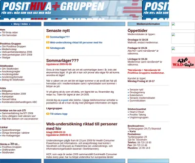 Posithiva Nyheter startsida 2009
