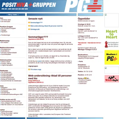 Posithiva Nyheter startsida 2010