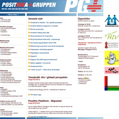 Posithiva Nyheter startsida 2011