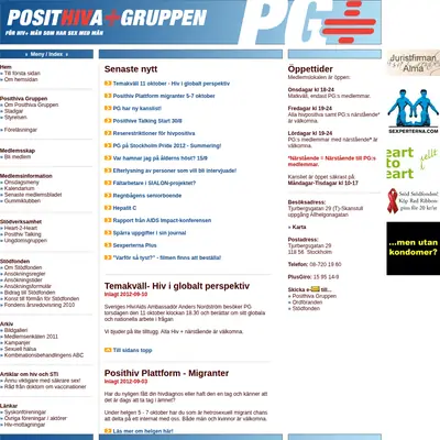 Posithiva Nyheter startsida 2012