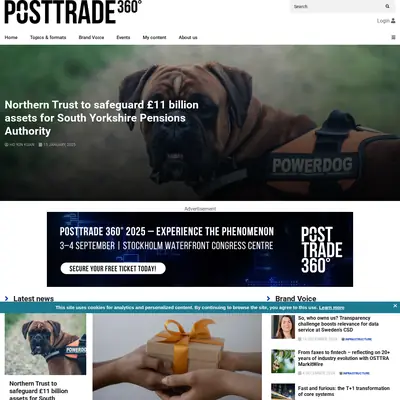 PostTrade 360° startsida 2025