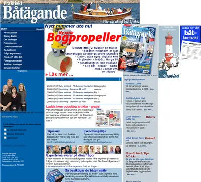 PRAKTISKT BÅTÄGANDE startsida 2006