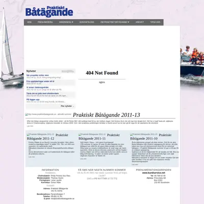 PRAKTISKT BÅTÄGANDE startsida 2012