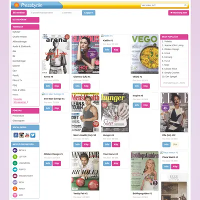 www.pressbyran.se startsida 2015