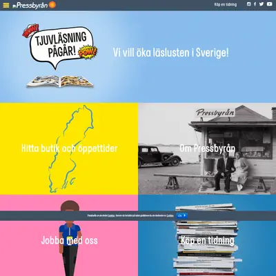 www.pressbyran.se startsida 2017