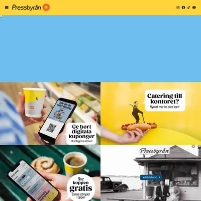 www.pressbyran.se startsida 2024