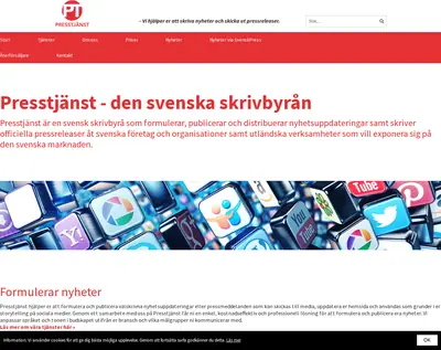 www.presstjanst.com startsida 2022