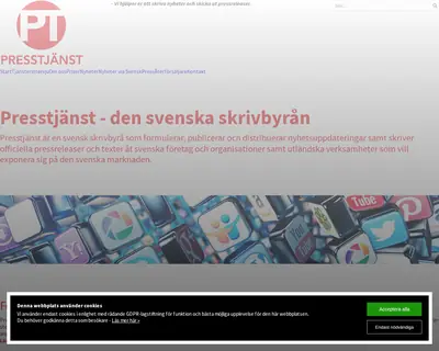 www.presstjanst.com startsida 2024