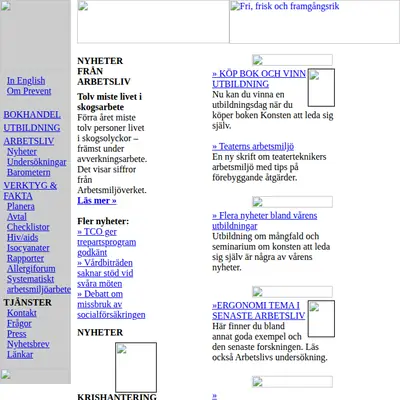 Arbetsliv startsida 2003