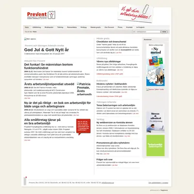 Arbetsliv startsida 2007