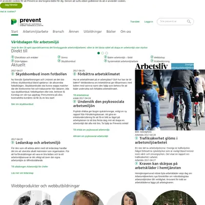 Arbetsliv startsida 2017