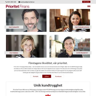 www.prioritet.se startsida 2018