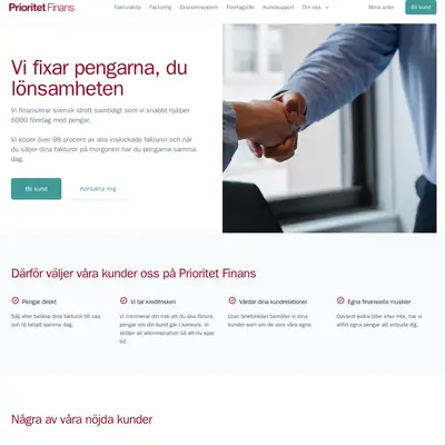 www.prioritet.se startsida 2022