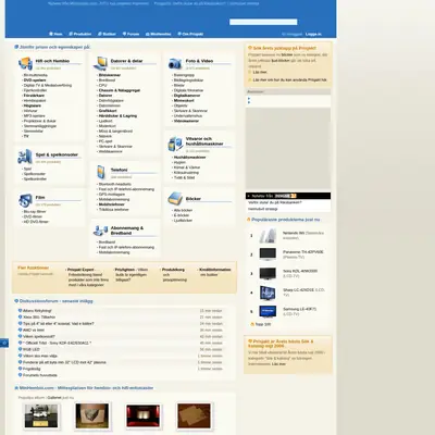 prisjakt.nu startsida 2007