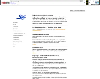PRIVATLÄKAREN startsida 2010