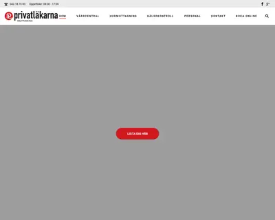 PRIVATLÄKAREN startsida 2018