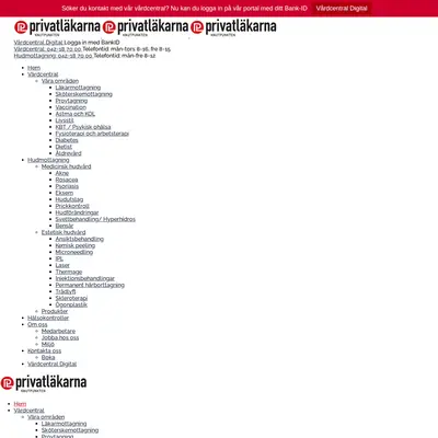 PRIVATLÄKAREN startsida 2022