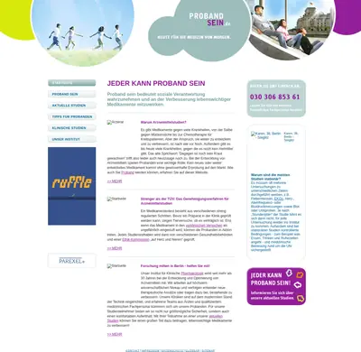 Probanden startsida 2008