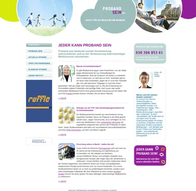 Probanden startsida 2009