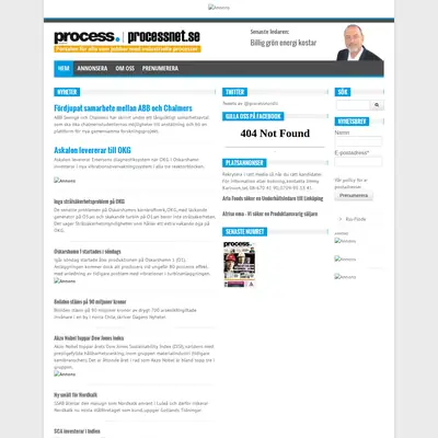www.processnet.se startsida 2013