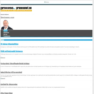 www.processnet.se startsida 2014