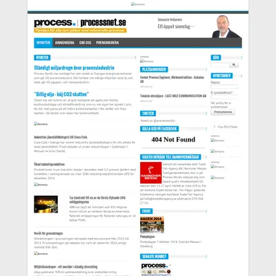 www.processnet.se startsida 2015