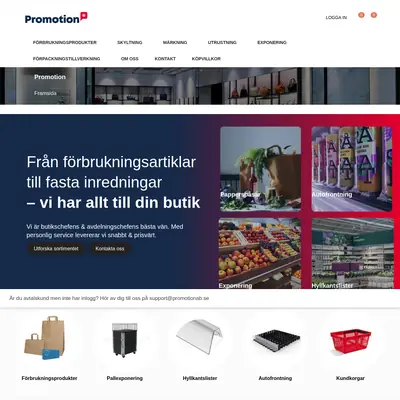 PRomotion startsida 2025