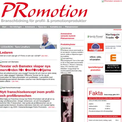 www.promotionmedia.se startsida 2014