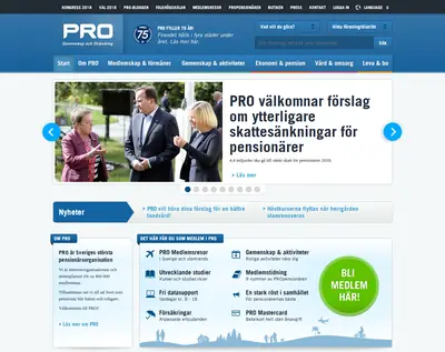 propensionaren.se startsida 2017