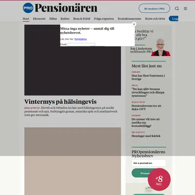 propensionaren.se startsida 2023