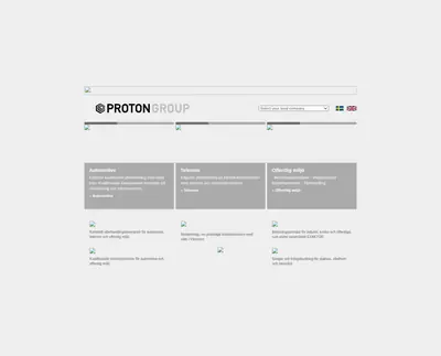 www.proton.se startsida 2005