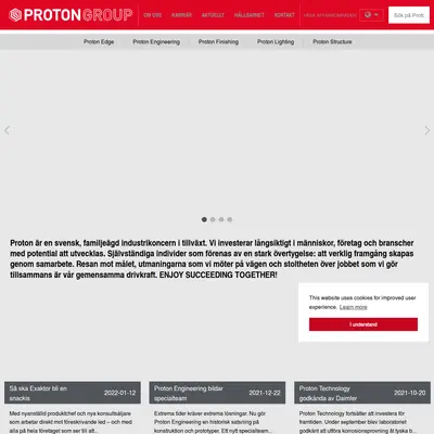 www.proton.se startsida 2022