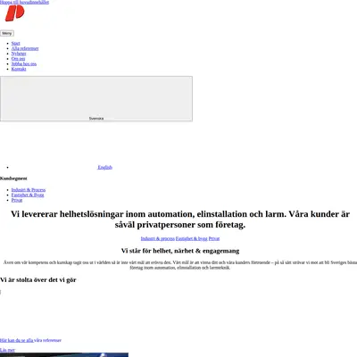 www.provektor.se startsida 2017