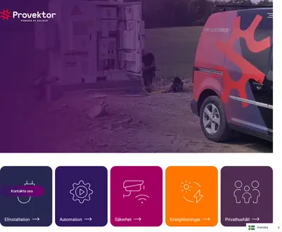 www.provektor.se startsida 2026