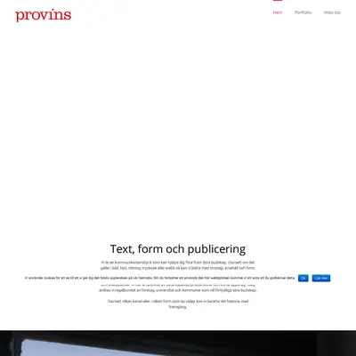 Provins startsida 2017