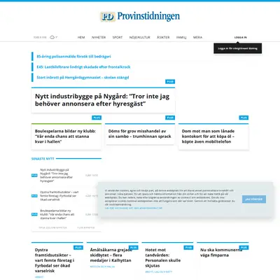 www.provinstidningen.se startsida 2023