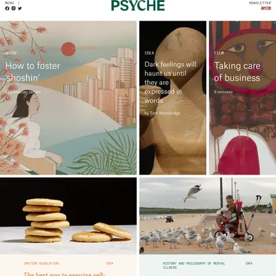 Psyche startsida 2020