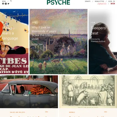 Psyche startsida 2023