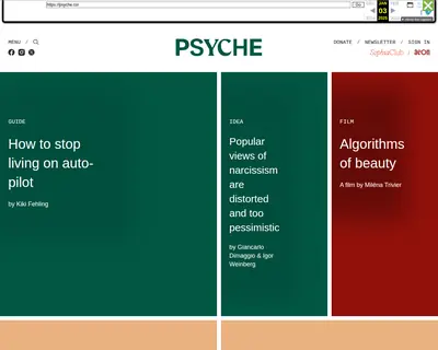 Psyche startsida 2025