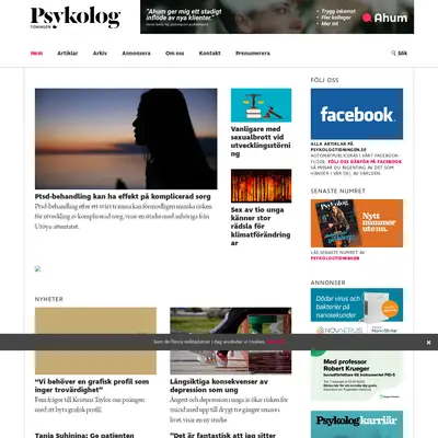 Psykologtidningen startsida 2022