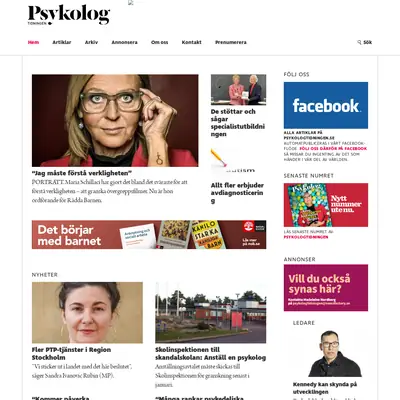 Psykologtidningen startsida 2026