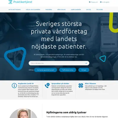 PTJ Magasin startsida 2021