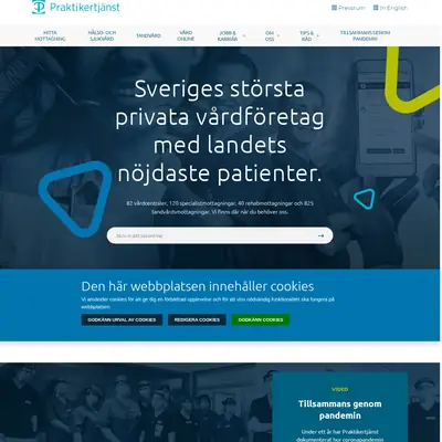 PTJ Magasin startsida 2022