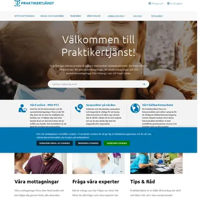 PTJ Magasin startsida 2024
