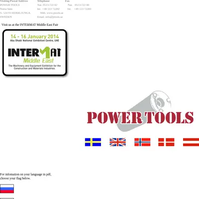 www.ptools.se startsida 2014
