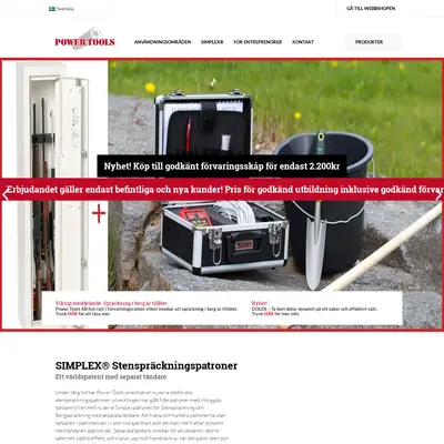 www.ptools.se startsida 2018